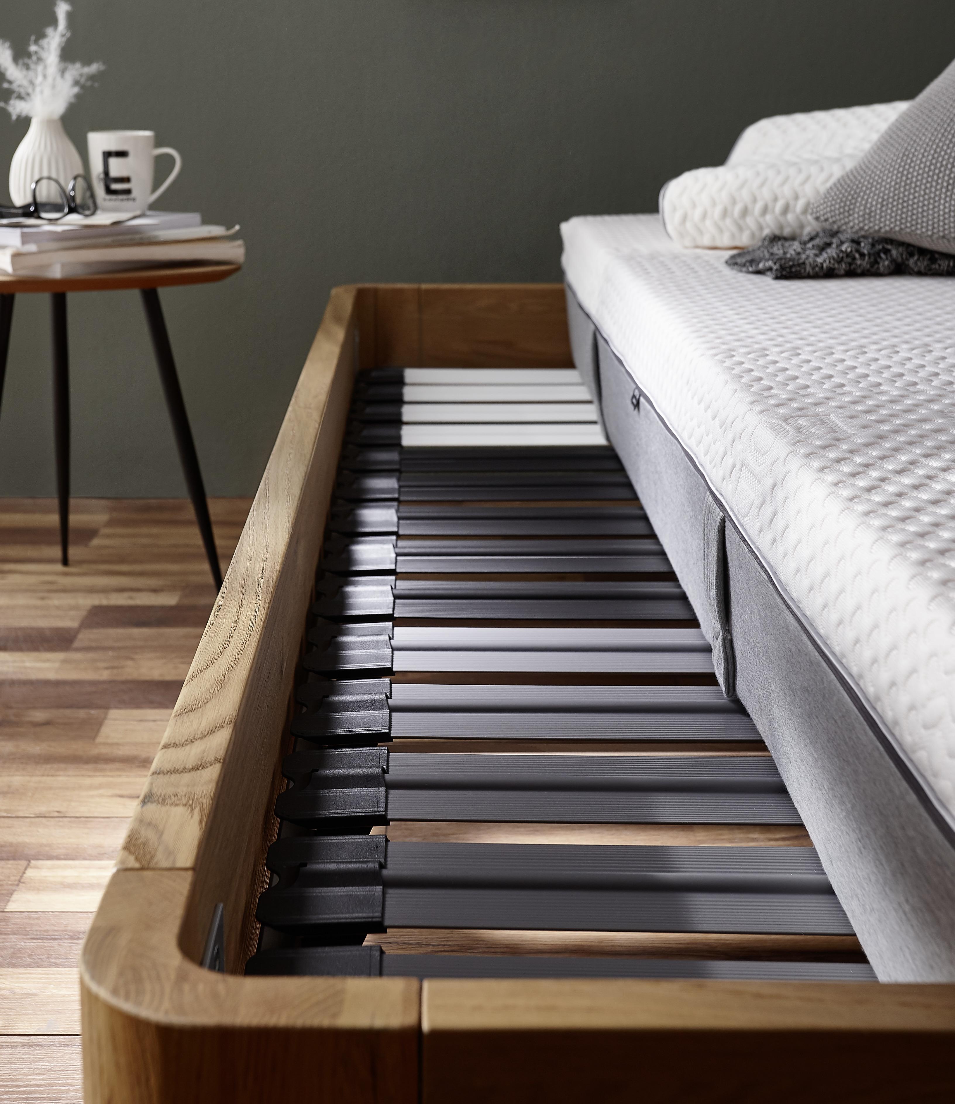 Lamelový Rošt Body Star 90x200 Cm - šedá/bílá, Basics, dřevo/plast (90/200cm) - BODY STAR classic