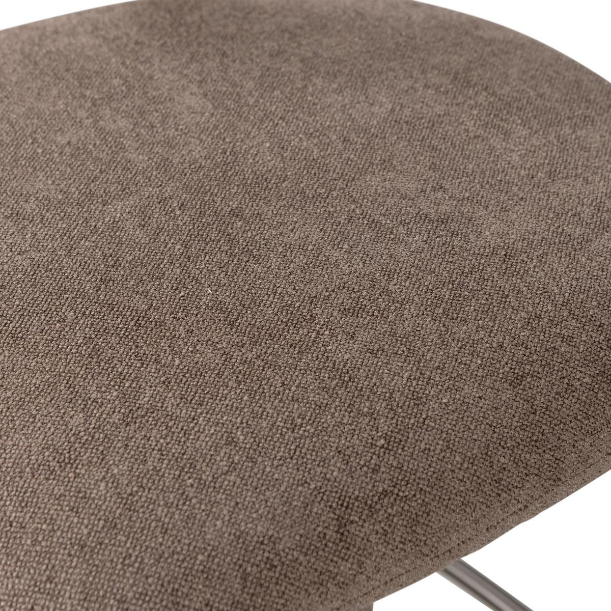 Barhocker Noble Taupe B: 48cm - Taupe, MODERN, Textil (48/95/52cm) - Livetastic