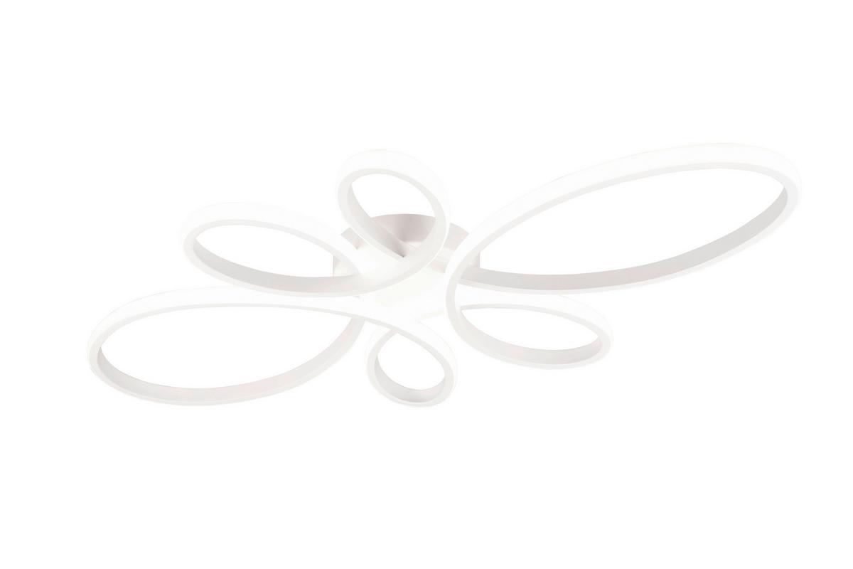 Led-deckenleuchte 645619131 Fly - Weiß, KONVENTIONELL, Kunststoff/Metall (83/7,5/45,5cm) - Trio Leuchten