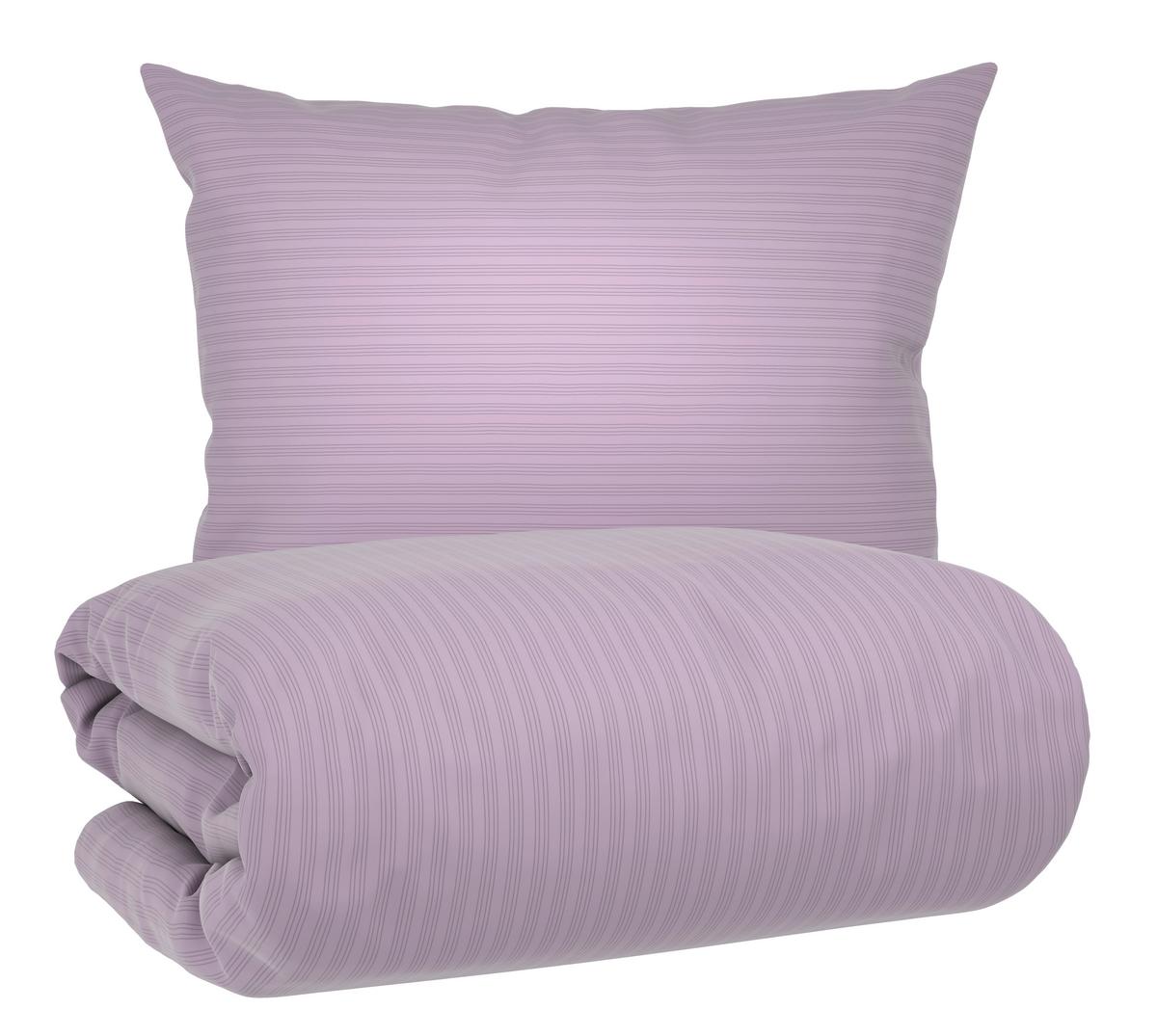 POVLEČENÍ CRINKLE - šeříková, textil (140/200cm) - Mömax