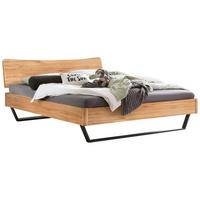 Bett Tresali Buchefarben 140x200 Cm - Anthrazit/Buchefarben, MODERN, Holz (140/200cm) - Hasena