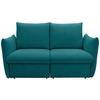 2-Sitzer-Sofa Looks Petrol B: 180 cm - Petrol, Design, Textil (180/100/97cm) - LOOKS by W.Joop