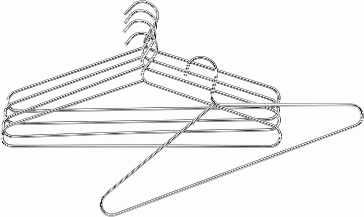 Metall-Kleiderbügel Brunni-5 -Sb- - Chromfarben, Metall (42/18cm) - Carryhome