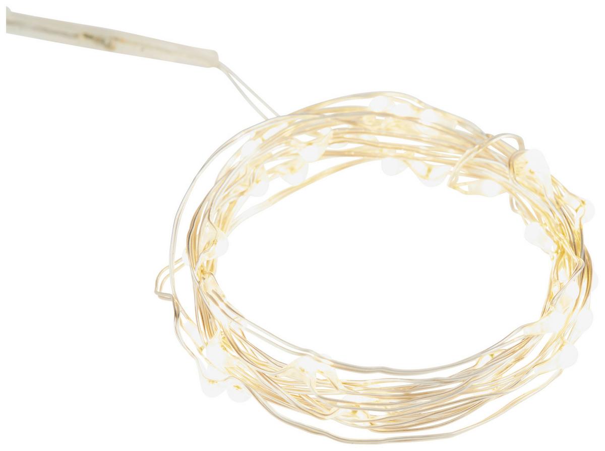 Lichterkette Ax9645020 - Weiß, Basics, Kunststoff (215cm)