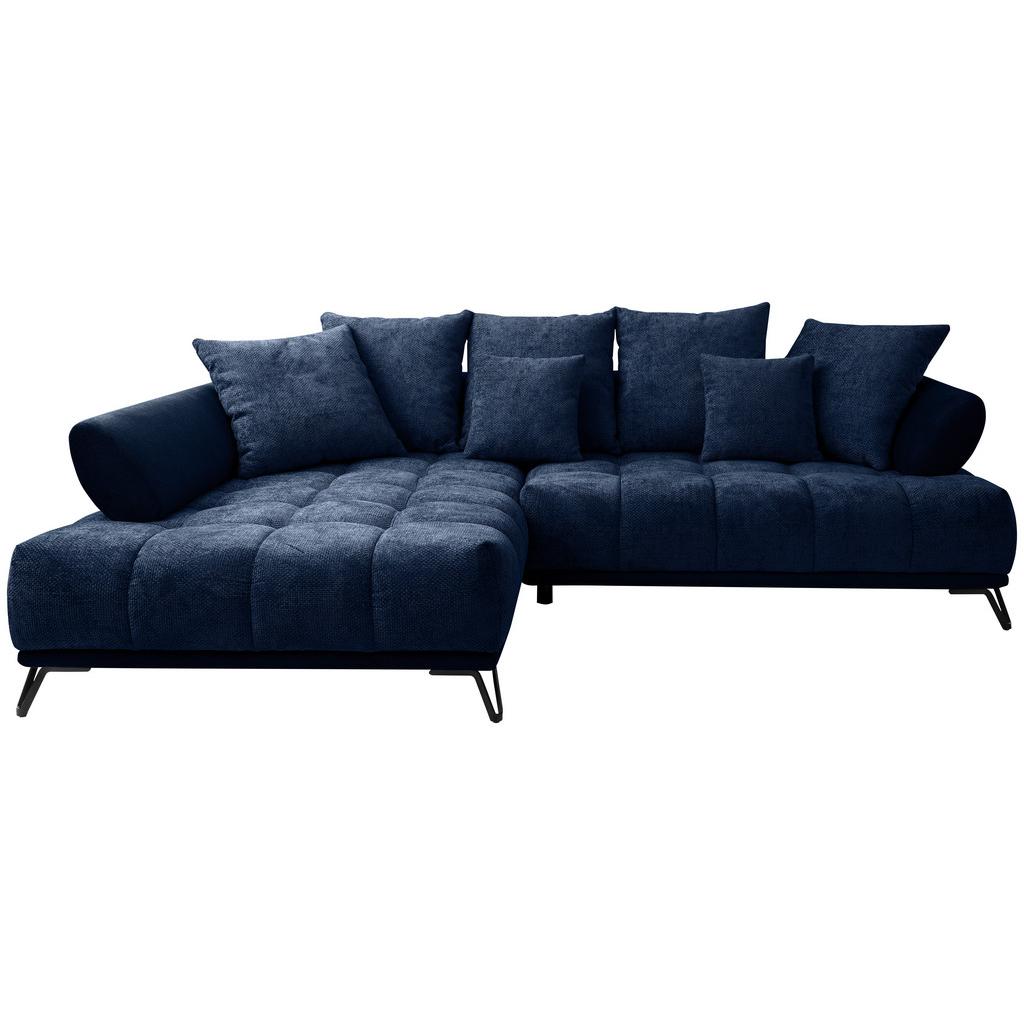 Ecksofa LARGO N Dunkelblau S: 184x262 cm