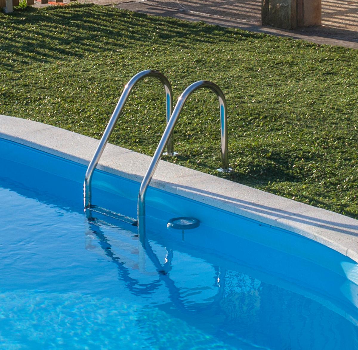 Pool-set Sumatra - Weiß, KONVENTIONELL, Metall (500/300/120cm) - Gre