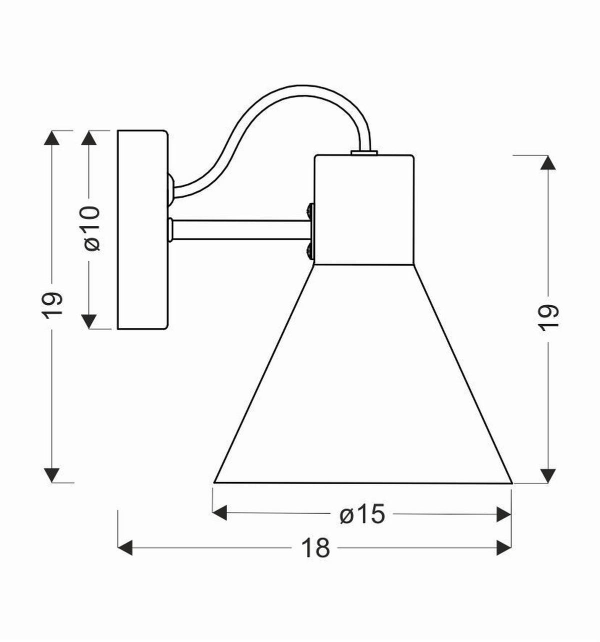 Wandleuchte 21-71149 More - Chromfarben/Edelstahlfarben, Basics, Glas/Metall (15/18/19cm)