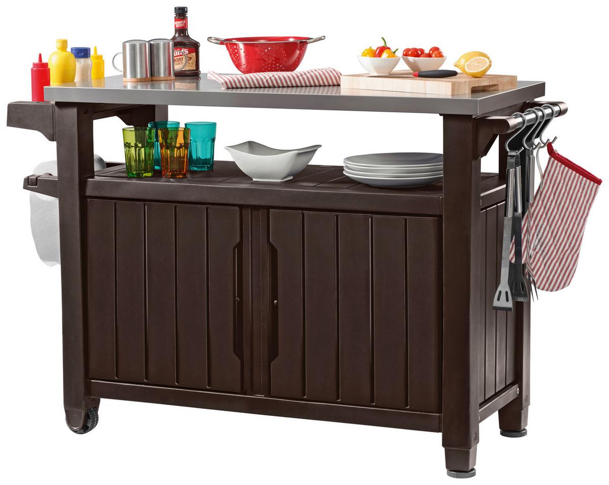 ZAHRADNÍ ODKLÁDACÍ STOLEK UNITY XL - Moderní (134/52/90cm) - Keter