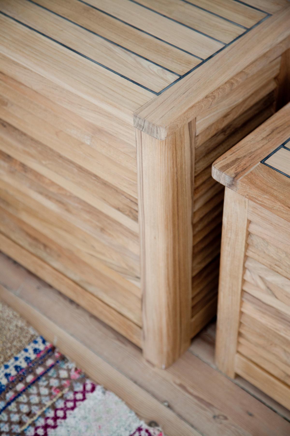 Truhe Classic 5066200 - Teakfarben, ROMANTIK / LANDHAUS, Holz (52/55/36cm) - MID.YOU