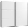 Schwebetürenschrank 200 Cm Level 36a Weiß - Weiß, MODERN, Holzwerkstoff (200/216/65cm) - MID.YOU
