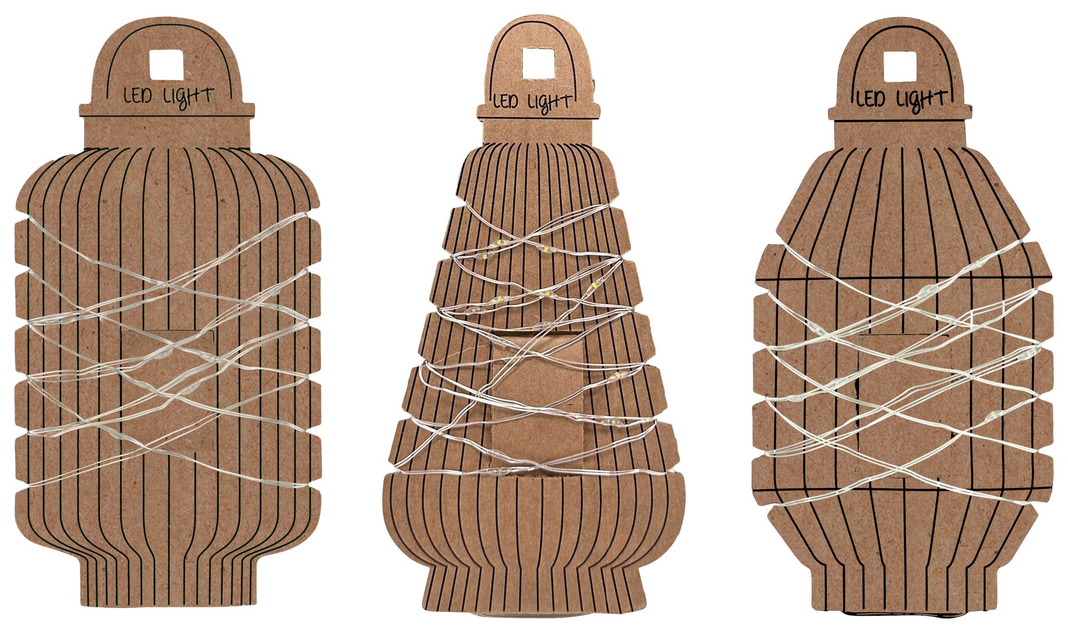 Svetelná reťaz ROB - strieborná, Modern, kov/plast (220cm) - Mömax