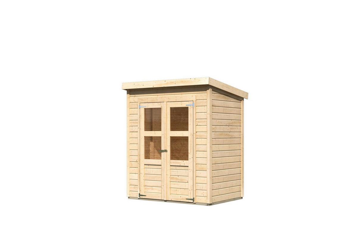Gartenhaus Kappeln 2 39545 KAPPELN 2 - Fichtefarben, Basics, Holz (182/122/220cm)