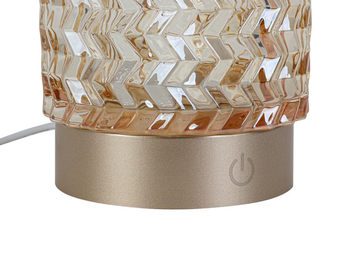 STOLNÍ LAMPA NA BATERIE AMBU - jantarové barvy/cappuccino, Moderní, kov/plast (11/14,5cm) - Mömax