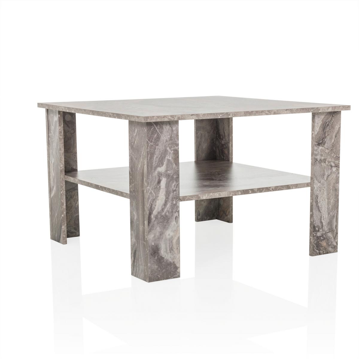 Couchtisch Bismo Grau B: 70 cm - Grau, MODERN, Holzwerkstoff (70/70/45cm) - MID.YOU