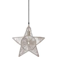 Dekostern 3924018 Regina Star - Beige, Basics, Metall (40/40cm)