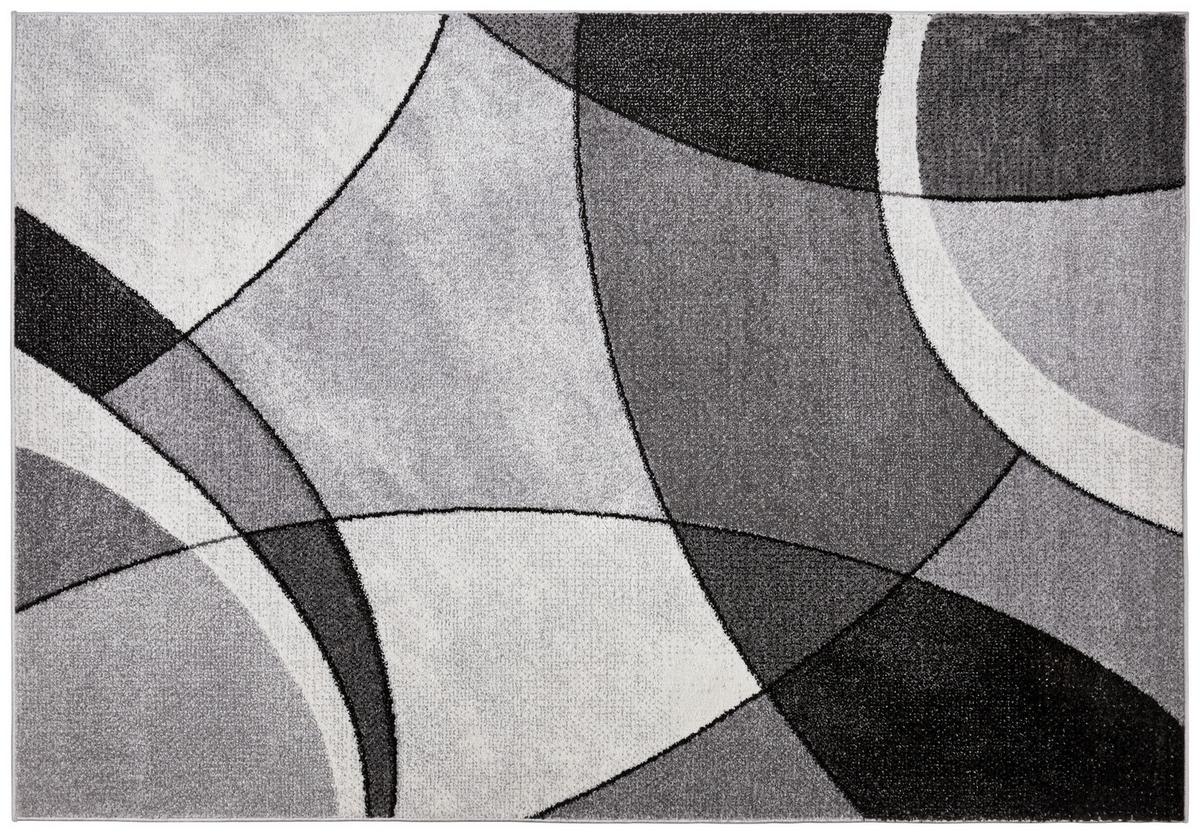Szőtt Szőnyeg Alexa Kb. 120/160cm - antracit, Modern, textil (120/160cm) - Luca Bessoni