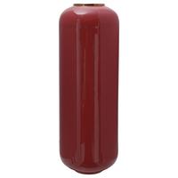 Bodenvase Art Deco Goldfarben Koralle, D: 24 cm - Koralle/Goldfarben, Trend, Metall (24/69cm) - Kayoom