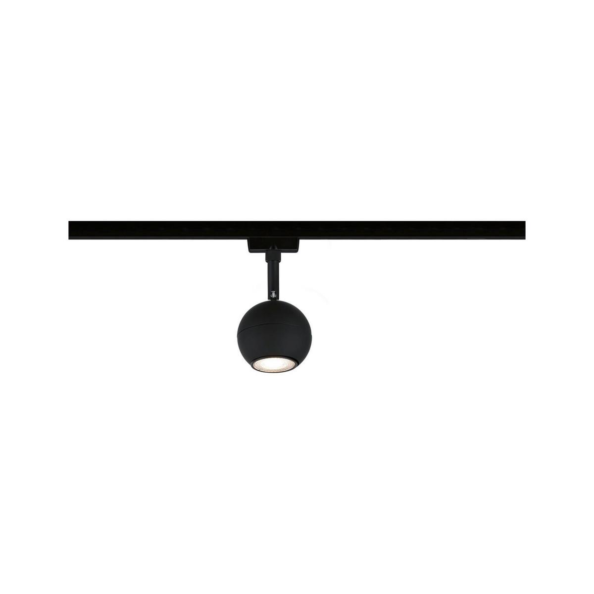 Schienensystem-Strahler 96989 Urail Tup - Schwarz, Design, Metall (8,0/15,9cm) - Paulmann