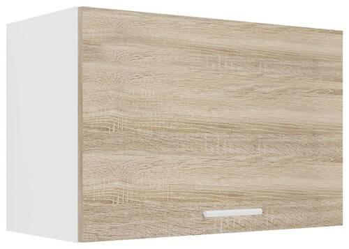Küchenoberschrank Esilo B: 60 Cm Weiß/eiche Dekor - Weiß/Sonoma Eiche, KONVENTIONELL, Holzwerkstoff (60/40/31cm) - MID.YOU