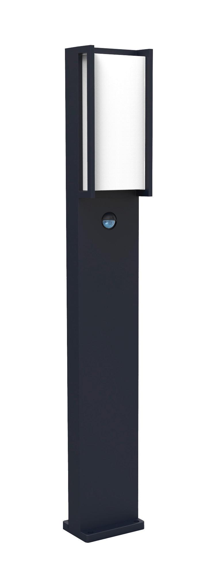 Wegeleuchte Qubo 18w Metall Kunststoff - Anthrazit/Weiß, Basics, Kunststoff/Metall (75/11/9,3cm)