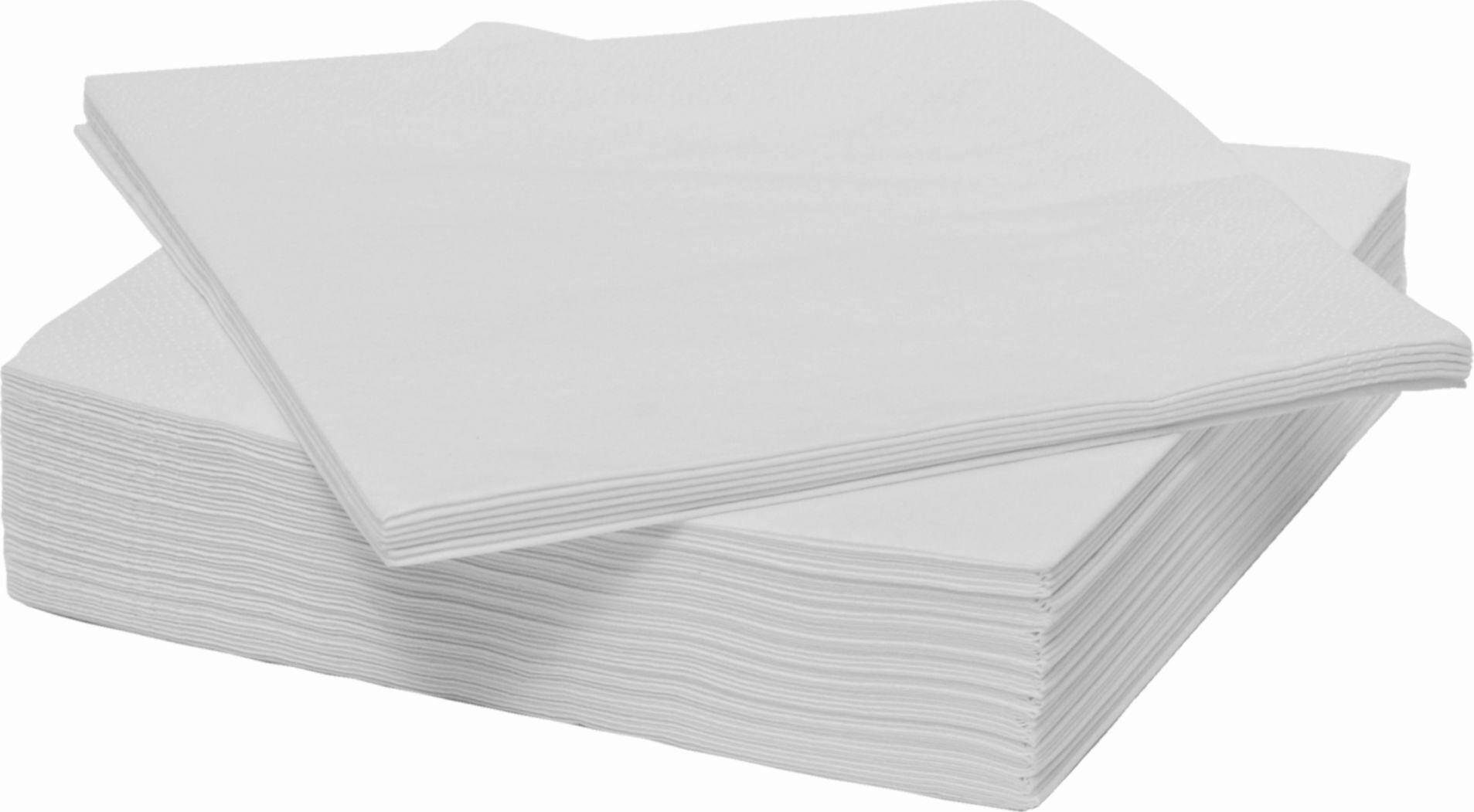 Servítka KAMILLA -BASED- - biela, Konventionell, papier (33/33cm) - Based