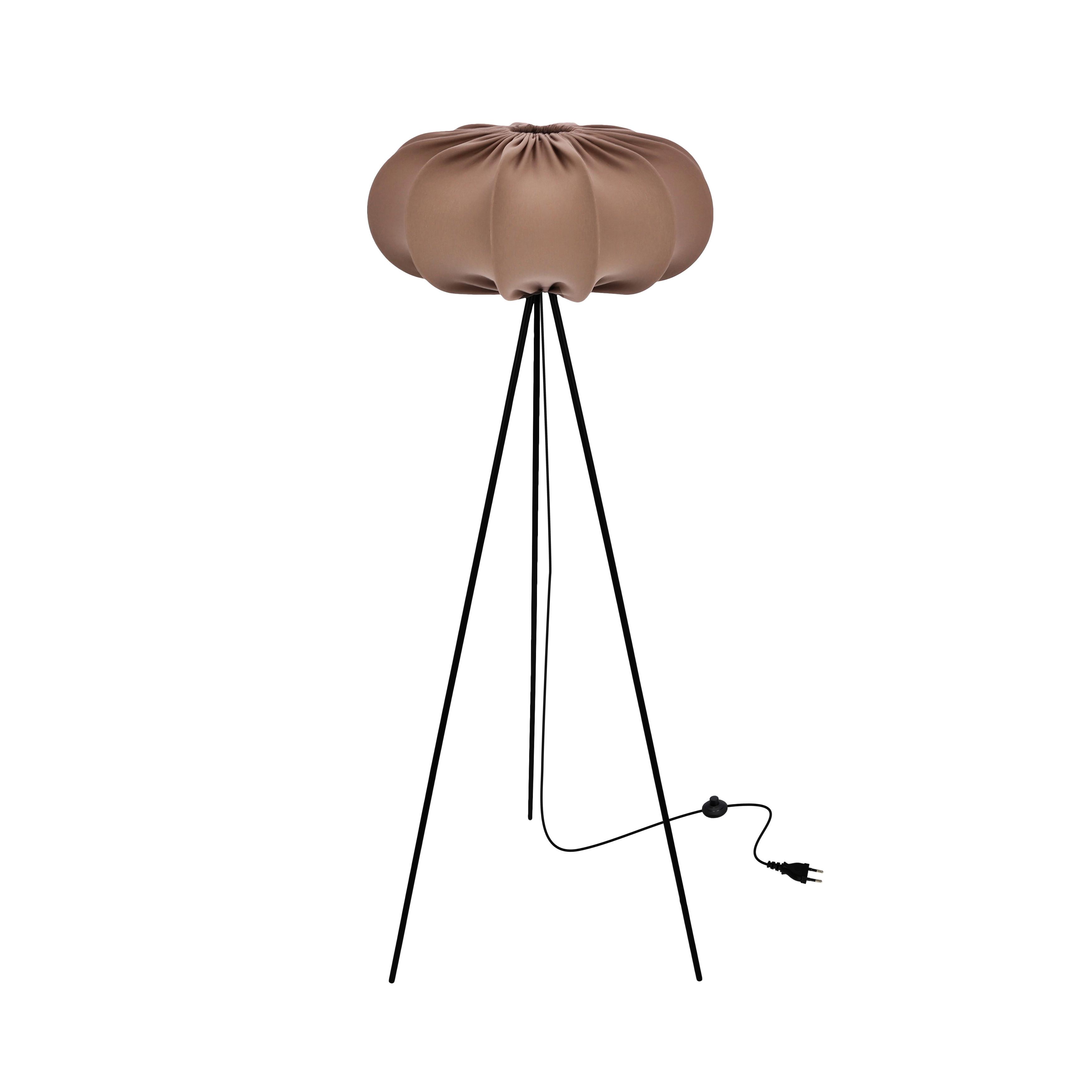 Stehleuchte 51-42026 Caffe - Schwarz/Mokka, KONVENTIONELL, Kunststoff/Metall (52/52/147cm)