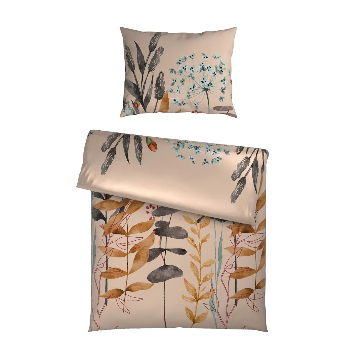 POVLEČENÍ LEAVI - béžová, Moderní, textil (140/200cm) - Mömax