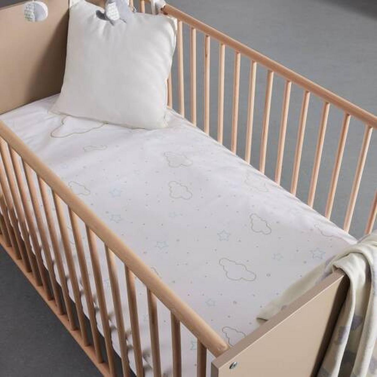 Izba pre bábätko JULY - krémová/béžová, Modern, kompozitné drevo (311/190/144cm) - Bessagi Kids
