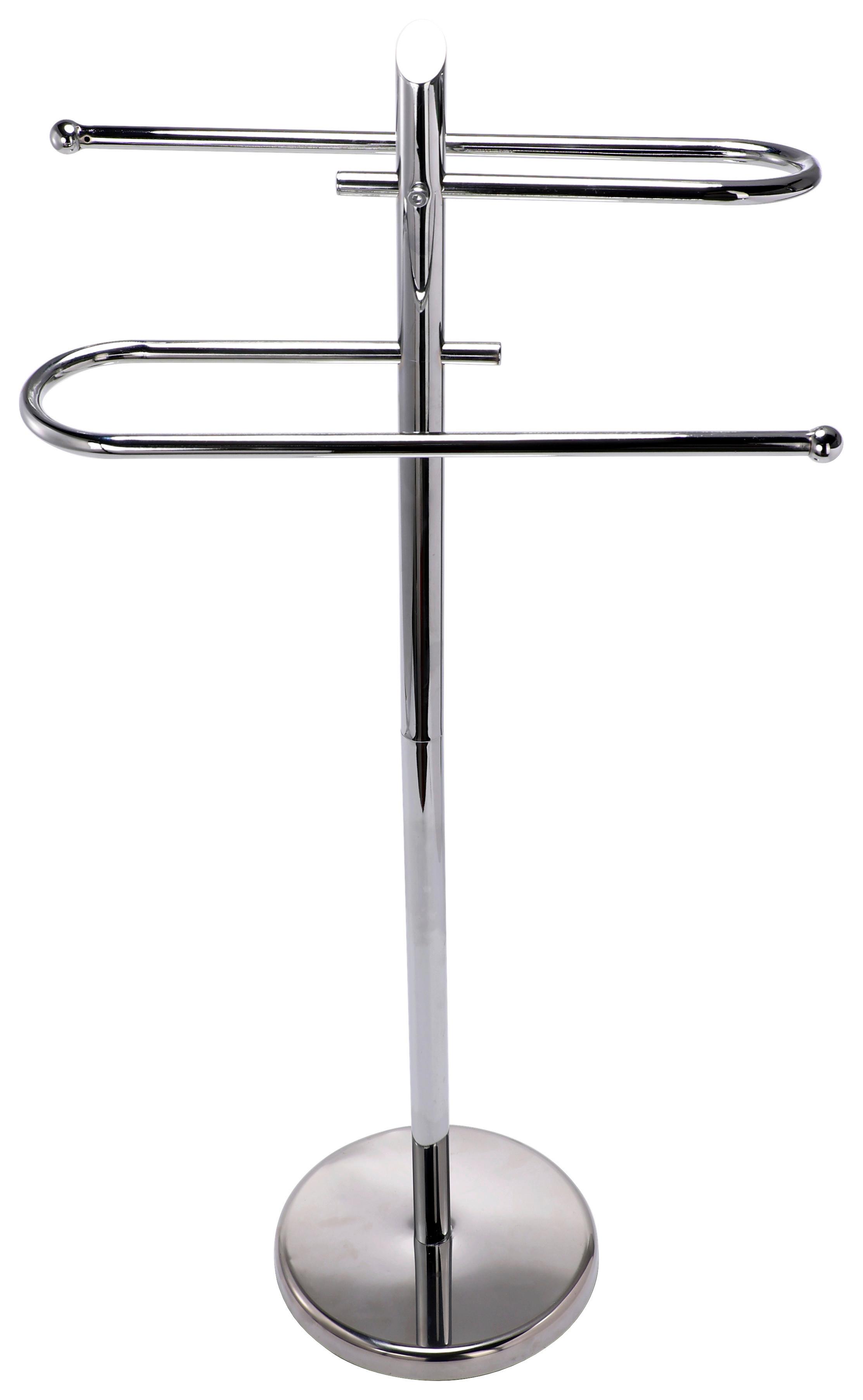 Držiak na uteráky COMO 2 - chrómová, Konventionell, kov (22/85/22cm) - Homezone