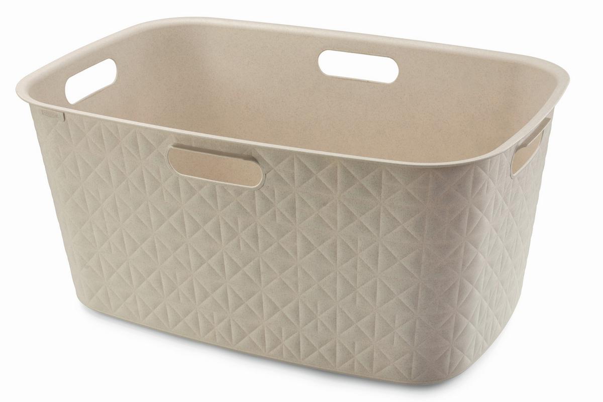 Kôš na bielizeň 46 L - béžová, Basics, plast (39,7/27,4/59,4cm) - Curver