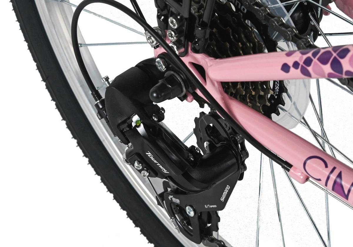 Dacapo Kinderfahrrad Rosa - Pink, Basics, Metall