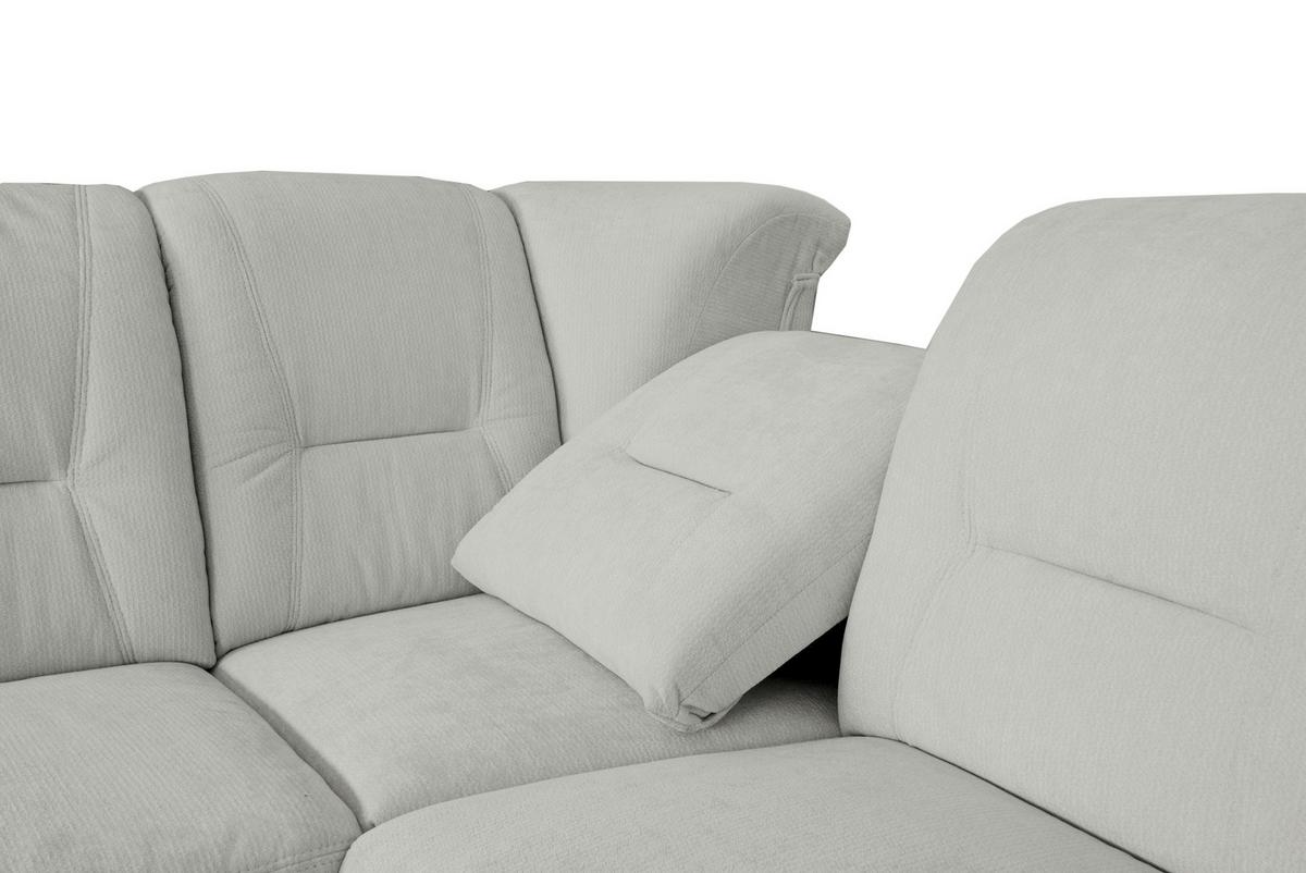 ECKSCHLAFSOFA Rafael, Hellgrau S: 279x224cm - Beige/Hellgrau, Trend, Textil (279/224cm)