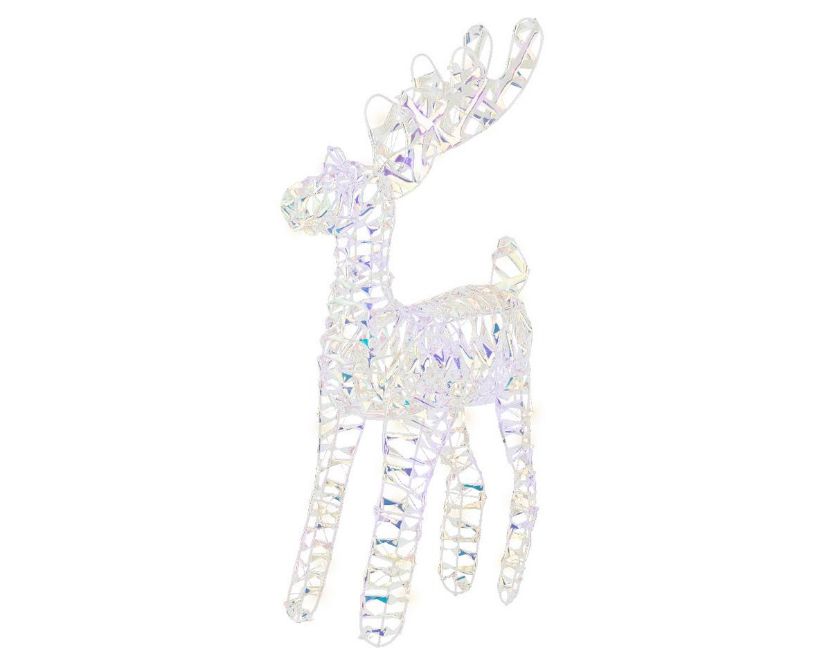 Dekoračné LED svítidlo LUMIDEER - barvy stříbra, Basics, plast (12/55/30cm)