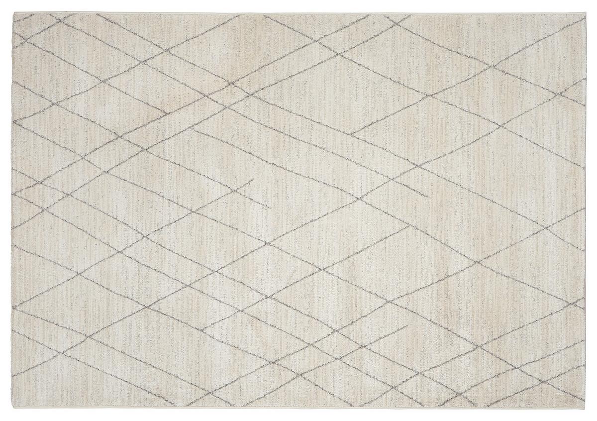 Webteppich Creme/beige Rita 80x150 Cm - Beige/Creme, ROMANTIK / LANDHAUS, Textil (80/150cm) - James Wood