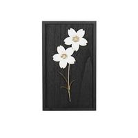 Wanddeko Rosmarie - Goldfarben/Schwarz, KONVENTIONELL, Holz/Holzwerkstoff (30/40/50cm) - Luca Bessoni