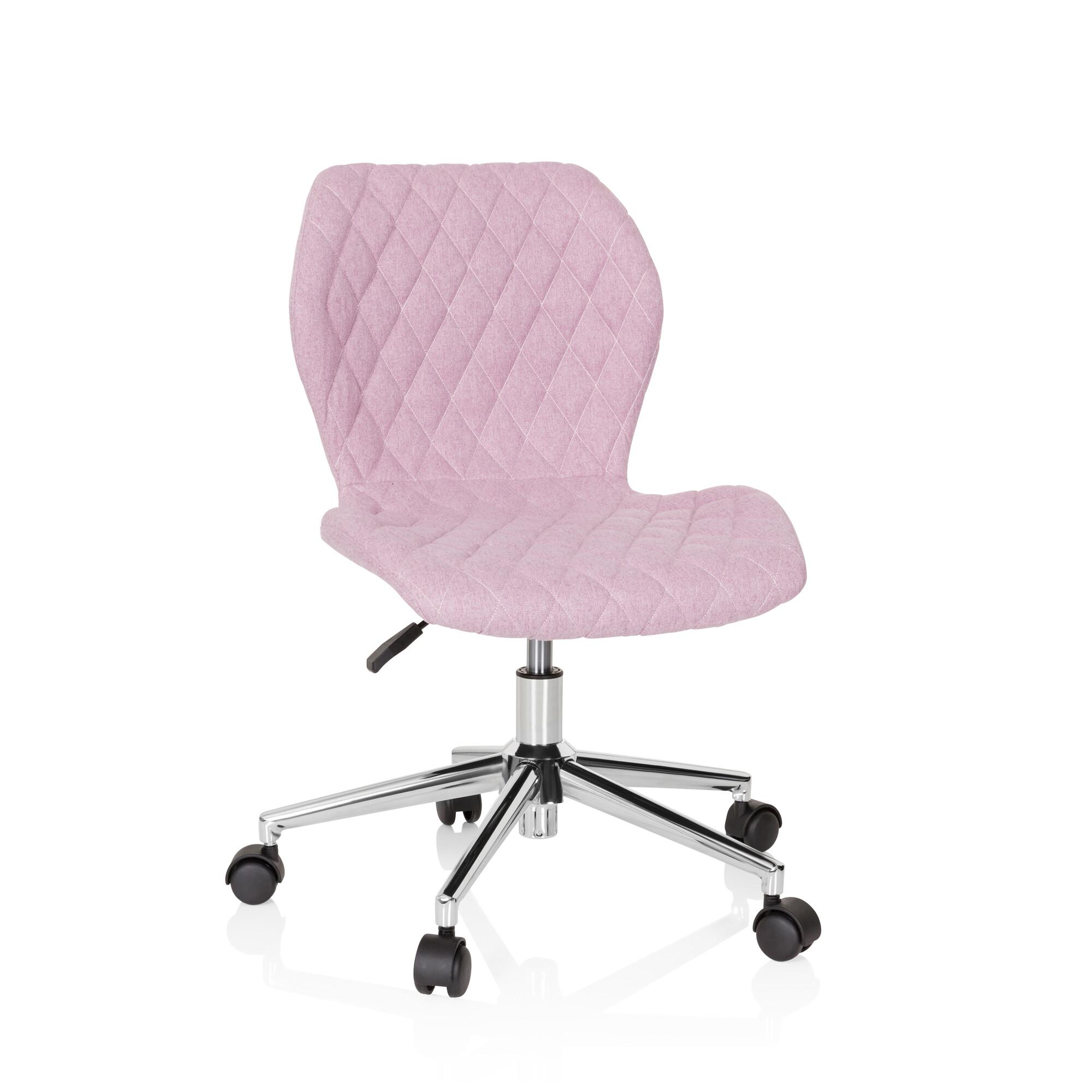 Jugenddrehstuhl Joy II Rosa - Rosa, Basics, Kunststoff/Textil (47/73-83/43cm) - MID.YOU