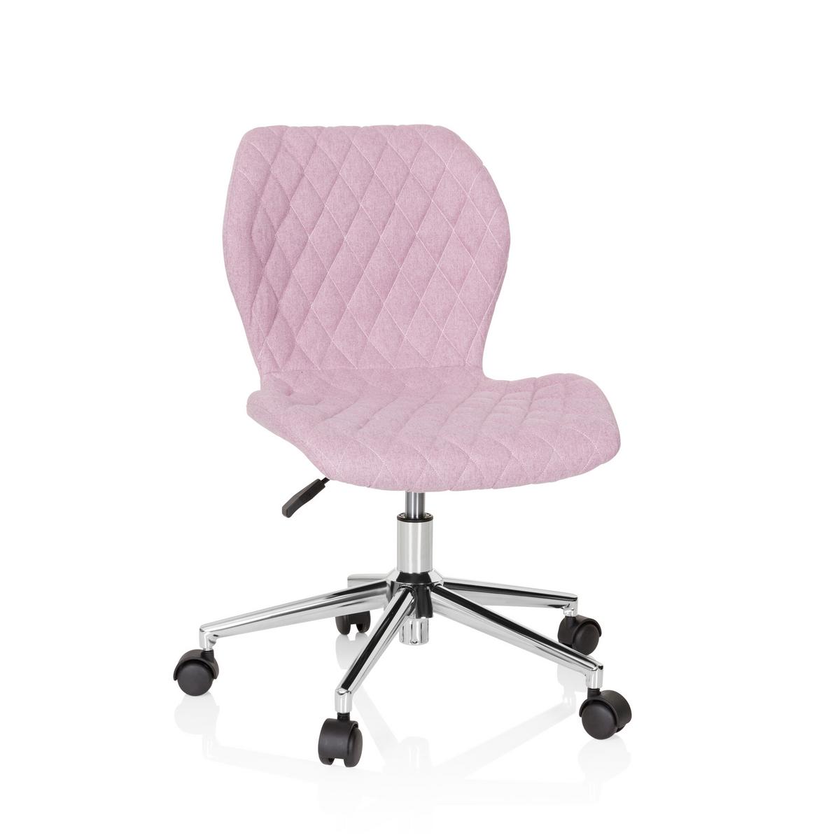 Jugenddrehstuhl Joy II Rosa - Rosa, Basics, Kunststoff/Textil (47/73-83/43cm) - MID.YOU