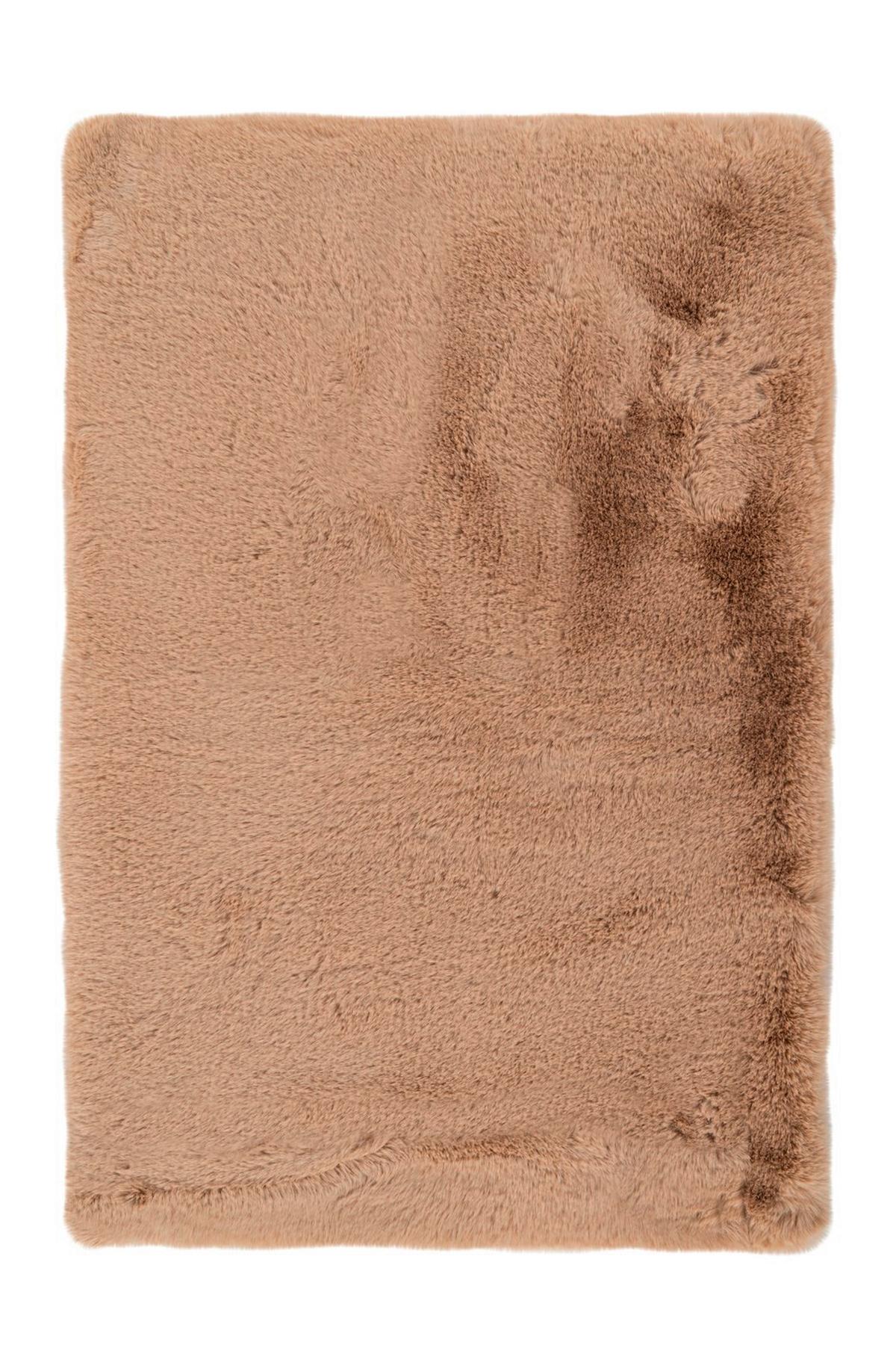 Fellteppich Rabbit Beige, 40x60 Cm - Beige, KONVENTIONELL (40/60cm)