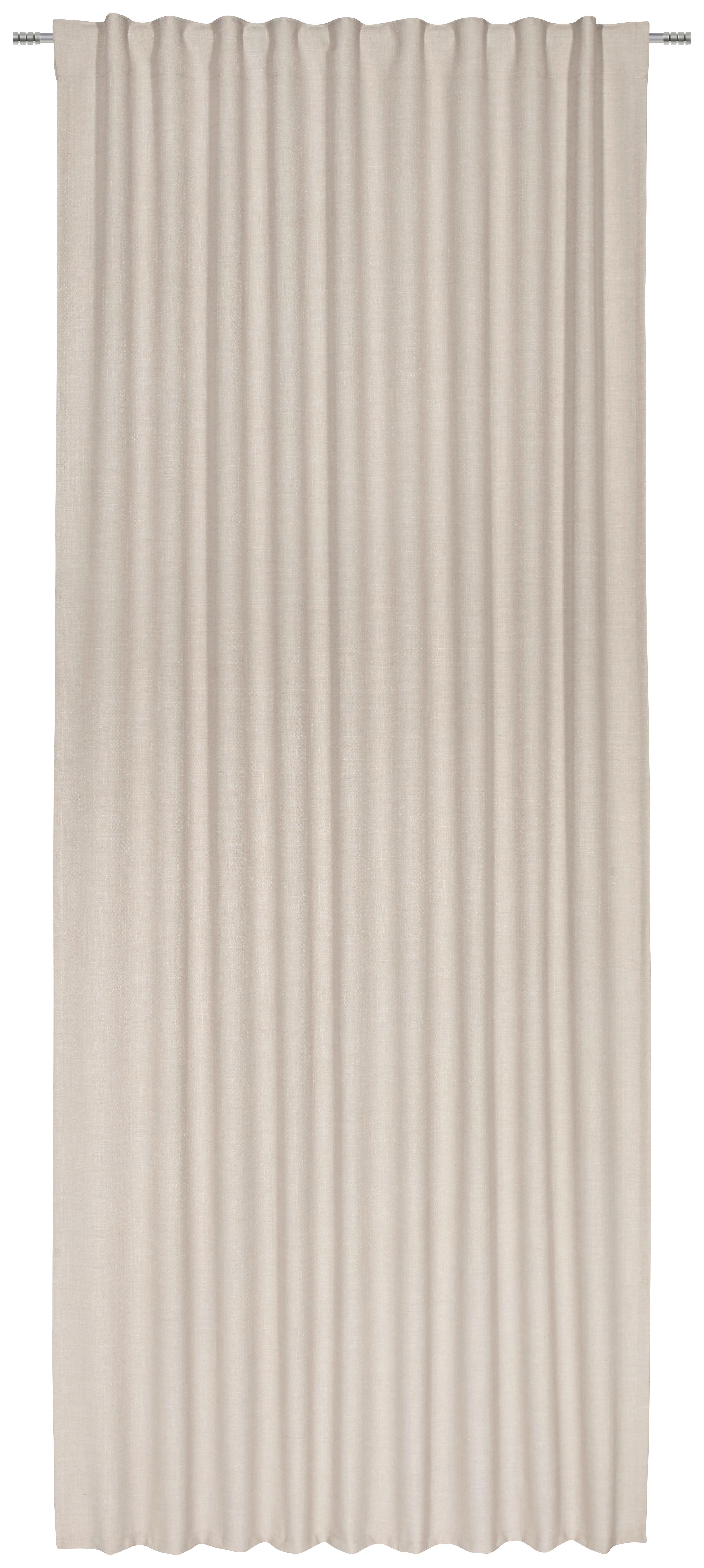 Záves Leo, 135/255cm, Piesková - piesková, textil (135/255cm) - Premium Living