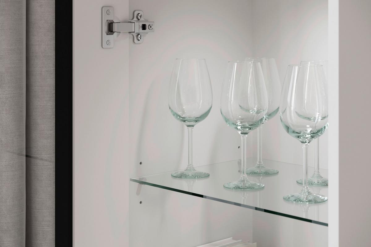 OBÝVACIA STENA CARO - čierna/biela, Trend, kompozitné drevo/plast (262/141,9/33cm) - Livetastic