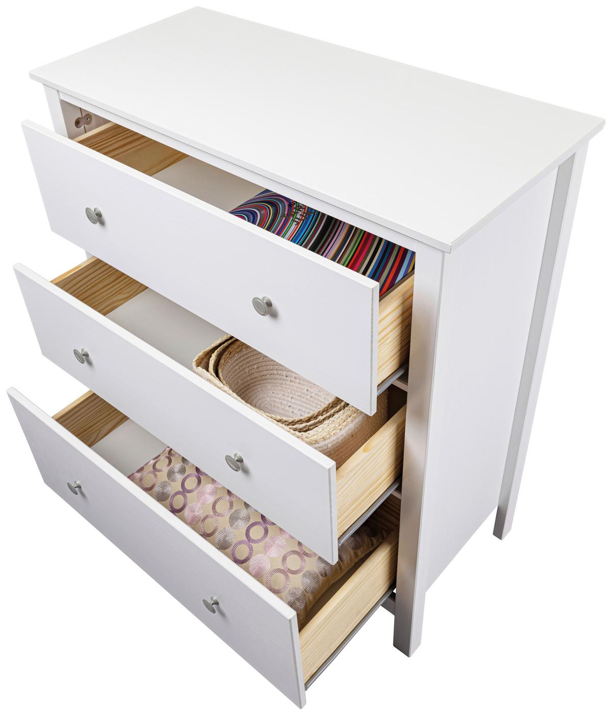Kommode Chilly Home - Weiß, Design, Holz (85/96/40cm) - Livetastic