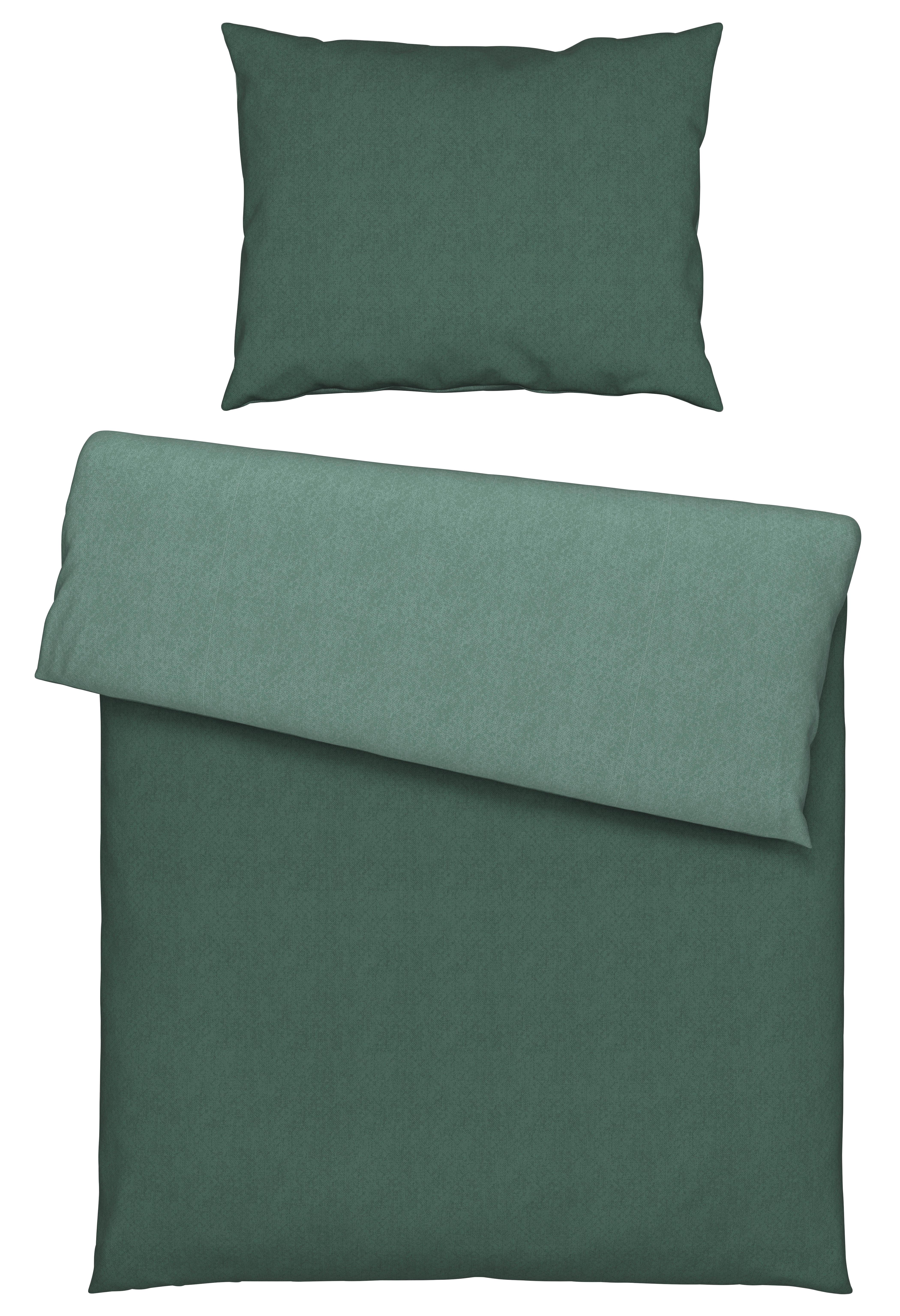 Povlečení Charlene Wende, 70/90 140/200 - zelená/světle zelená, Konvenční, textil (140/200cm) - Modern Living