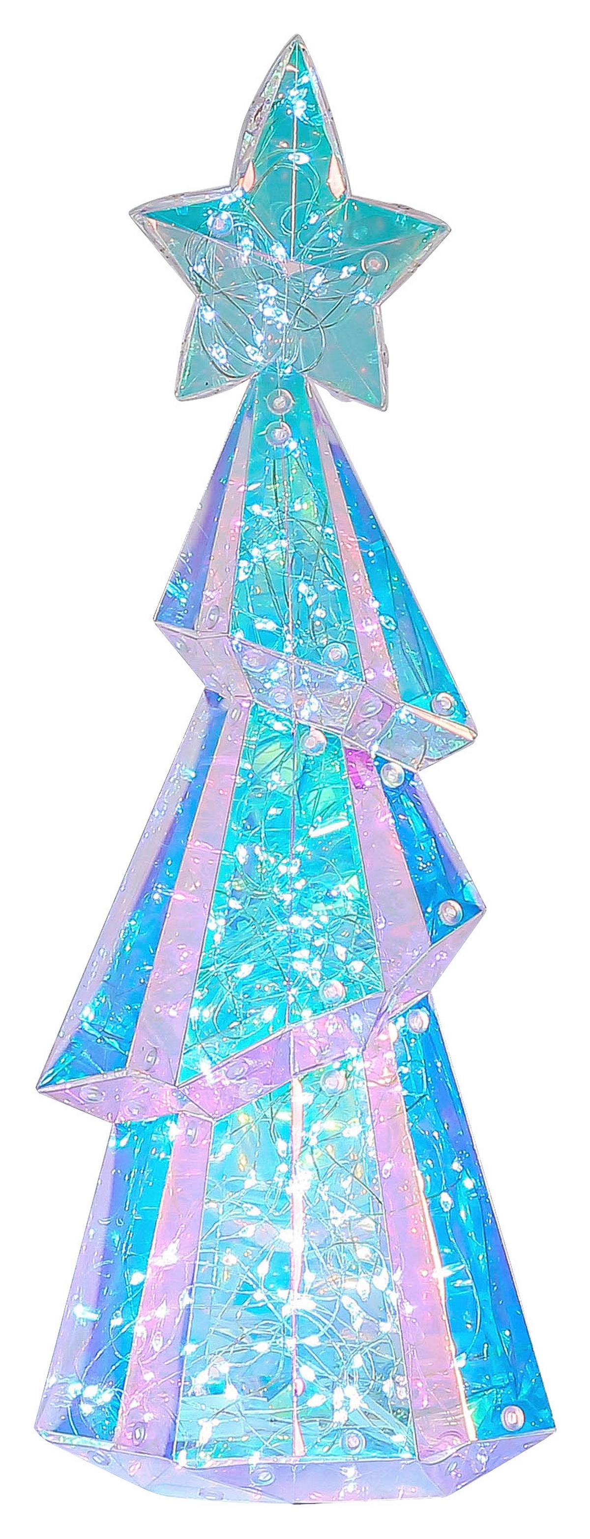 DEKORAČNÍ LED SVÍTIDLO BAUMI - bílá/průhledné, Moderní, plast (44/17/17cm) - Mömax