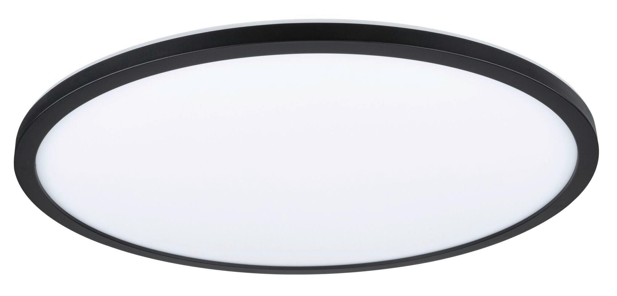 Led-paneel Ø 42 Cm Dimmbar - Schwarz, Basics, Kunststoff (42/2,8cm) - Paulmann