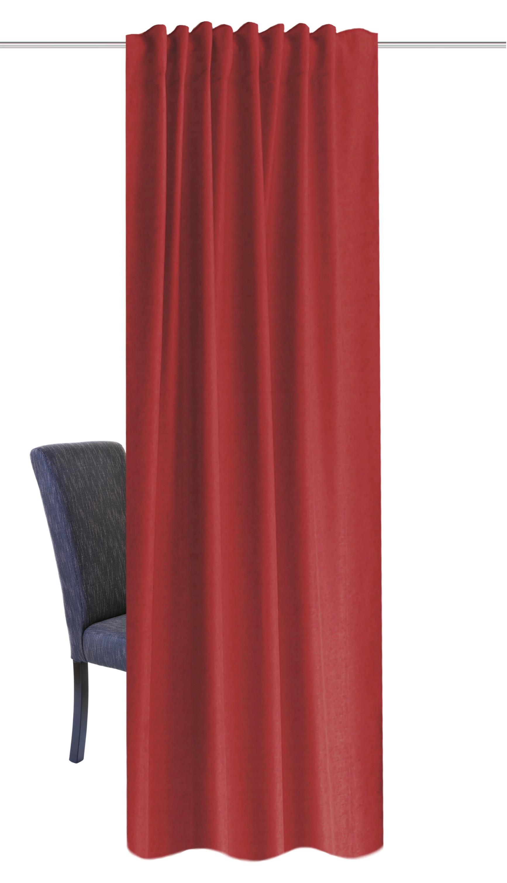 Wärmeschutzvorhang Eskimo Bordeaux B: 135 cm - Bordeaux, Basics, Textil (135/245cm) - Schmidt W. Gmbh