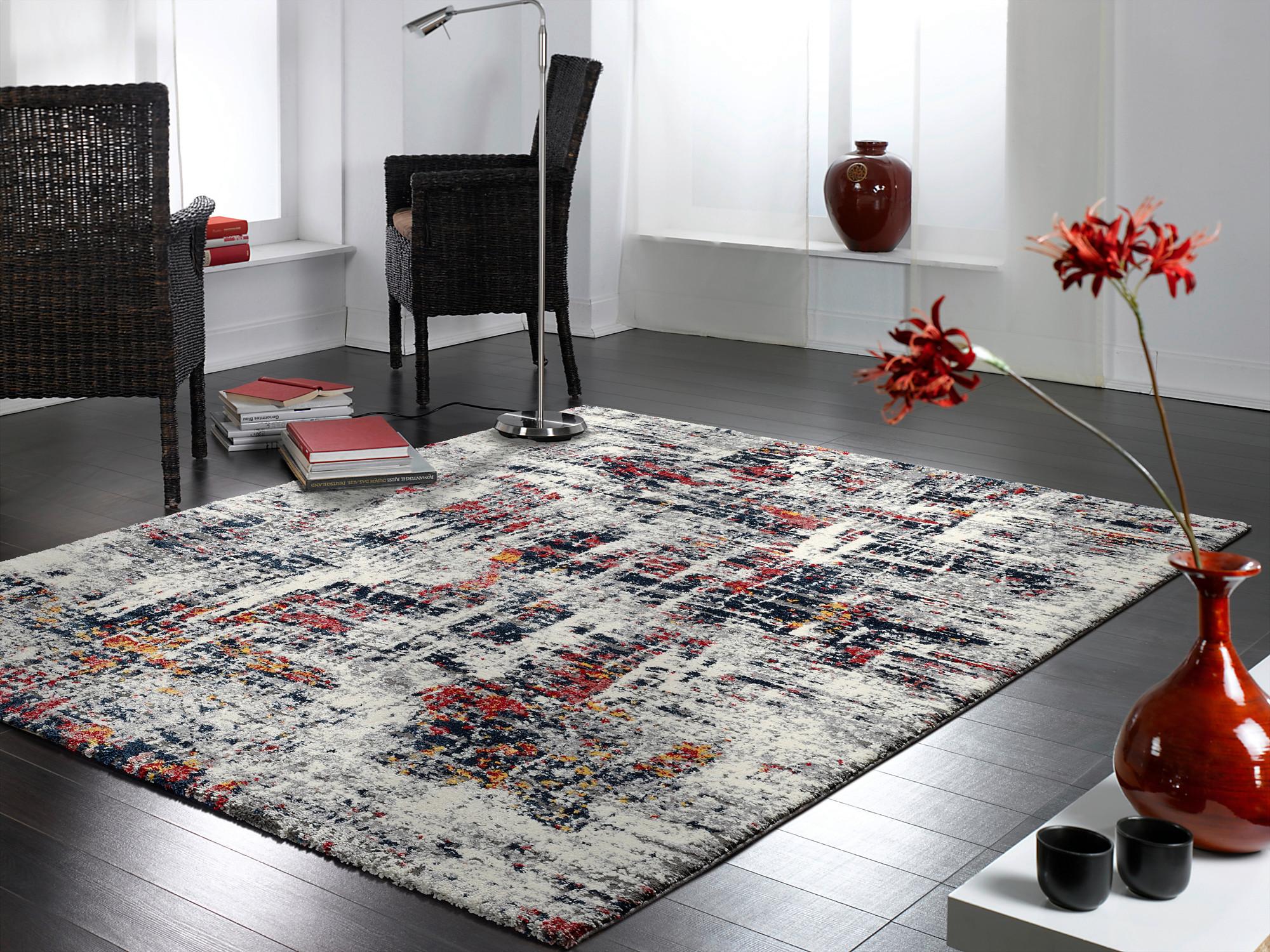 Webteppich Timeline Autumn - Multicolor, Design, Textil (200/250cm) - Novel