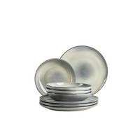 Tafelservice Steinzeug, Hellgrün, 8-teilig - Hellgrün, Basics, Keramik - Mäser