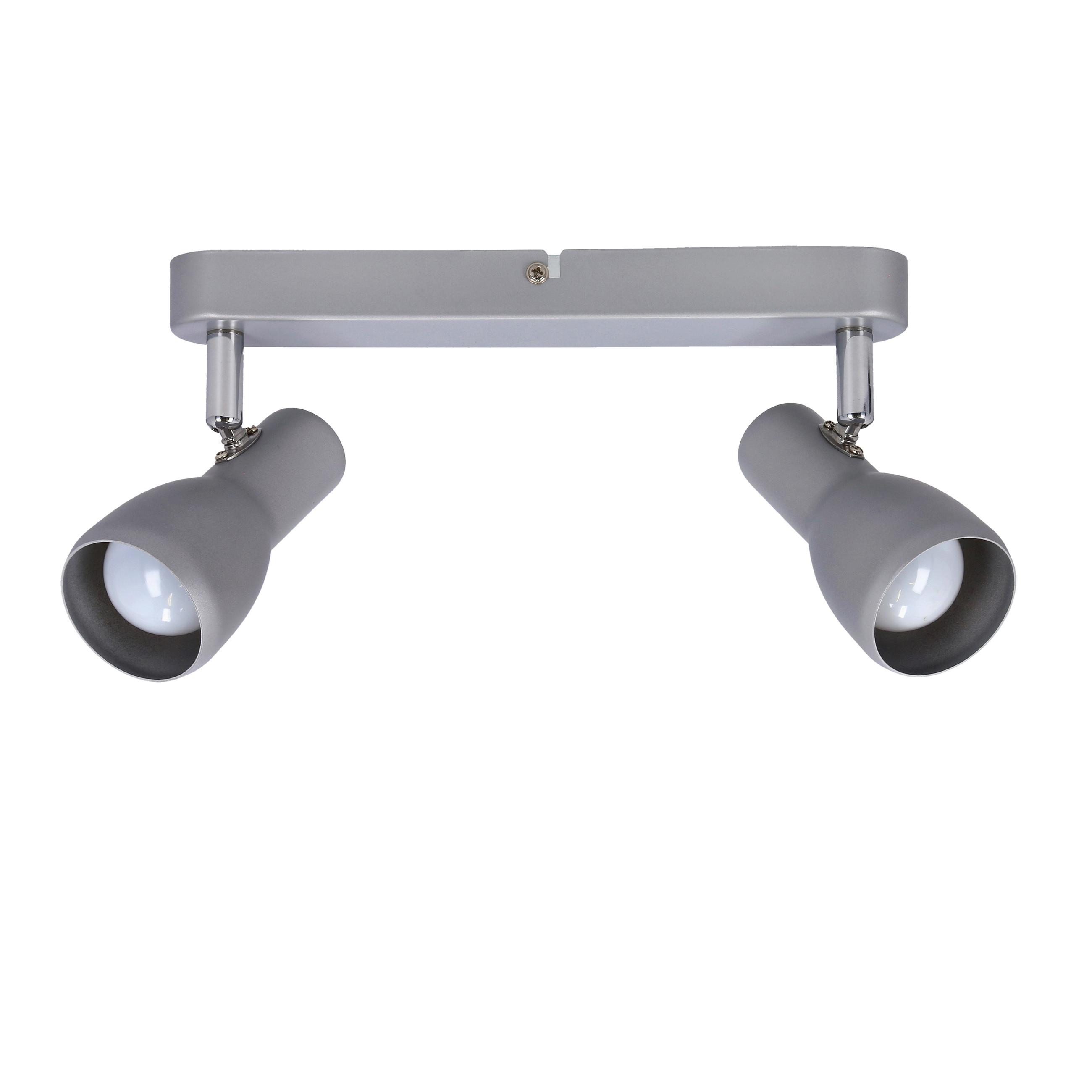 Strahler 92-44211 Picardo - Silberfarben/Grau, Trend, Metall (36/6/15cm)