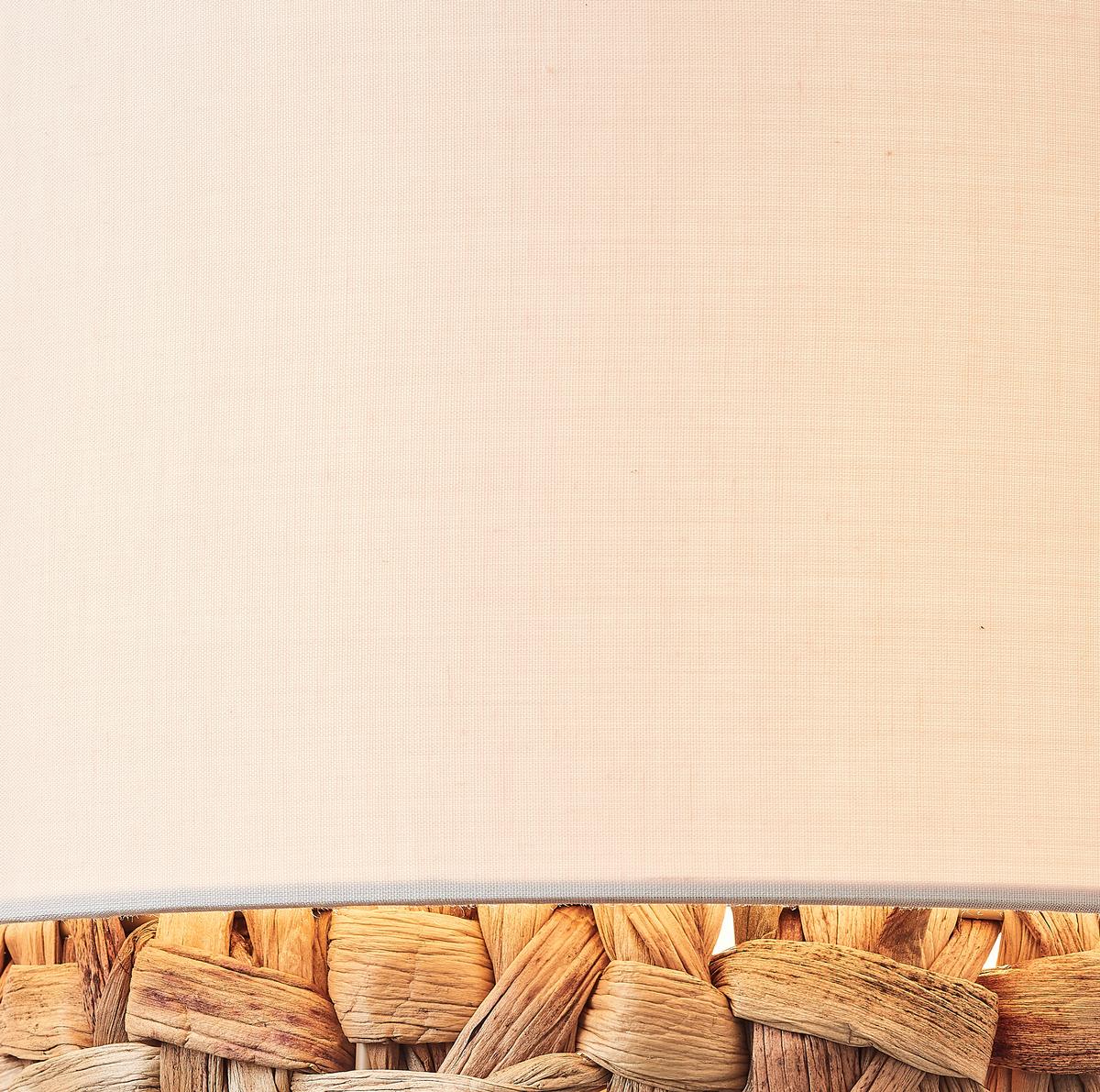 Hängeleuchte 99826/09 Waterlilly - Beige/Naturfarben, Natur, Naturmaterialien/Textil (35/140cm) - Brilliant