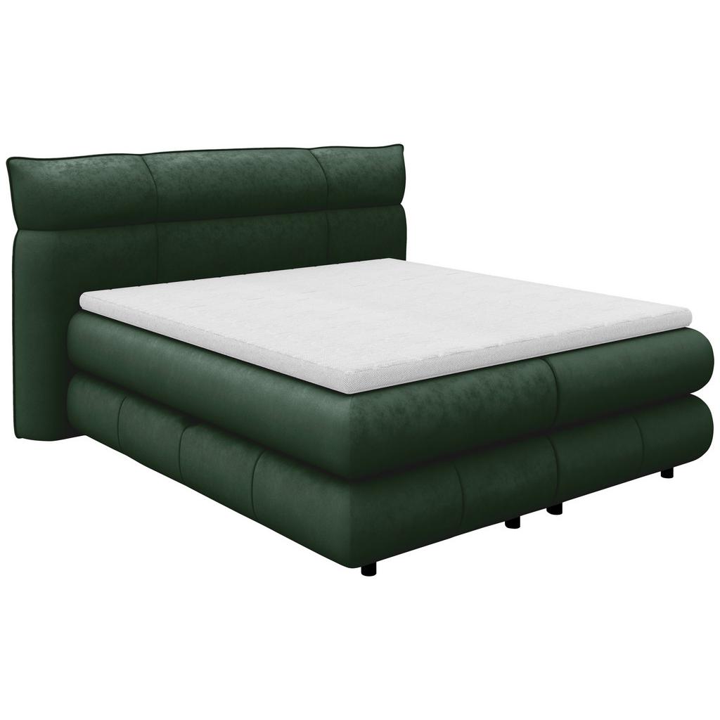 Boxspringbett Carmelo Dunkelgrün 140x200 cm H5